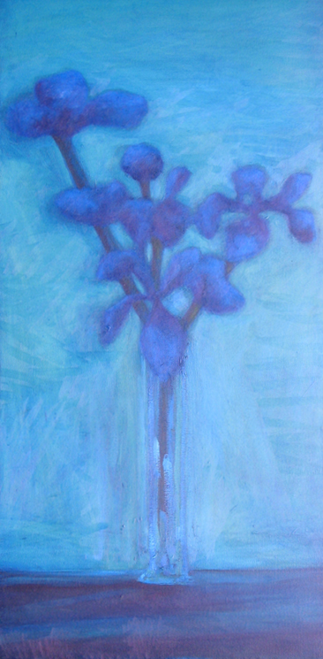 4.	Irises  “52 x 26”  2007
