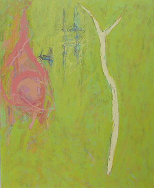 10.	Towers Invade the Landscape  &quot;49 x 31”  1994