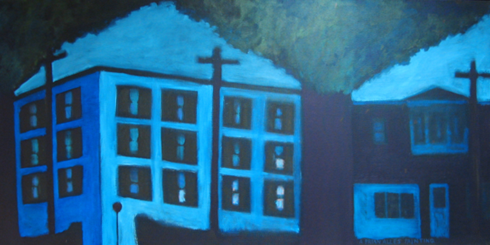 7.	Cotton and Rector Sts.  Manayunk  “22 x 44”  1999