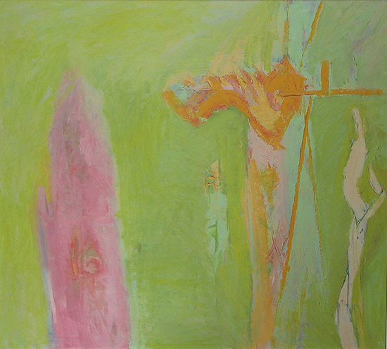 7.	Nausea  "39 x 43”  1995